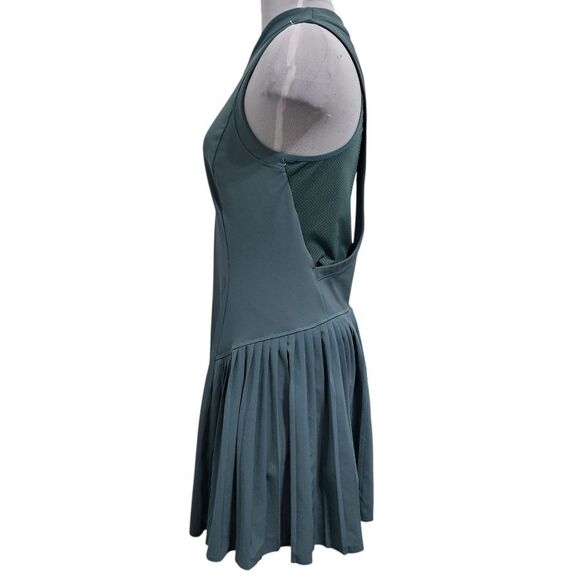 Athleta Advantage Activewear Golf Tennis Running Mini Dress Deep Ocean Teal Med - Picture 6 of 15
